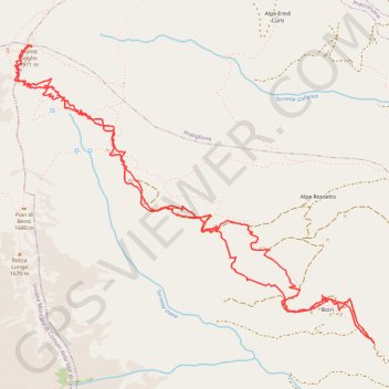 Trace GPS Monte Soglio, itinéraire, parcours