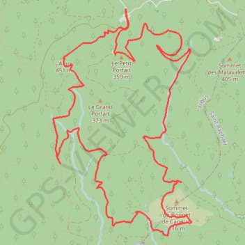 Trace GPS Esterel - Bonnet du Capelan, itinéraire, parcours