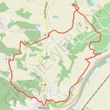 Trace GPS Randonnée dans le Tarn et Garonne, itinéraire, parcours