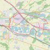 Trace GPS Montereau-Fault-Yonne - rando boucle des deux fleuves, itinéraire, parcours