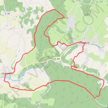 Trace GPS Chemins du Cœur des Vosges - Le Fays de Naymont, itinéraire, parcours