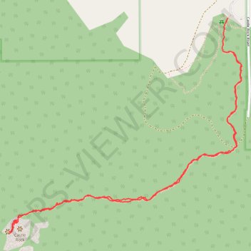 Trace GPS Castle Rock, itinéraire, parcours