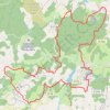 Trace GPS Forges et Moulins + Caux Meuzac VTT, itinéraire, parcours