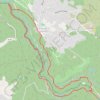 Trace GPS Saint Cezaire-Les Gorges de la Siagne, itinéraire, parcours