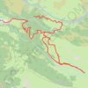 Trace GPS Cabane Dartigares secteur Soum du Leviste, itinéraire, parcours