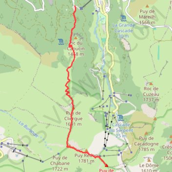 Trace GPS Randonnée du Mont-Dore au Puy de Sancy, itinéraire, parcours