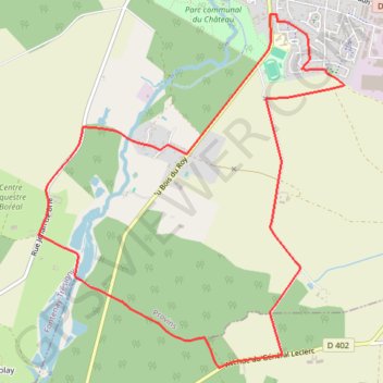 Trace GPS Balade Fontenay-Trésigny, itinéraire, parcours