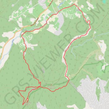 Trace GPS La Gavote - Montjean - les Faïsses - COGOLIN - 83, itinéraire, parcours