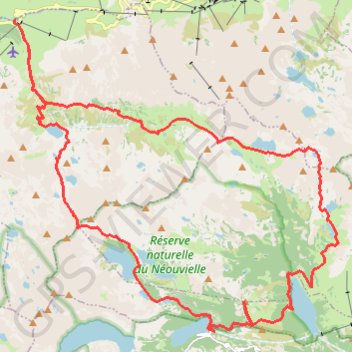 Trace GPS Trois jours en Réserve du Néouvielle et ses lacs, itinéraire, parcours