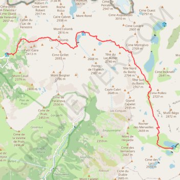 Trace GPS Traversée des Alpes - Étape 29, itinéraire, parcours