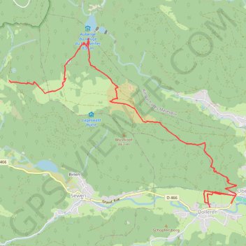 Trace GPS Tourenplanung am 2024-02-16, itinéraire, parcours