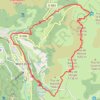Trace GPS Randonnée des 4 puys (Mont-Dore), itinéraire, parcours