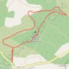 Trace GPS Fontblanche VTT 1 vert-R, itinéraire, parcours
