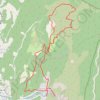 Trace GPS Aven de Valescure - Fontaines-de-Vaucluse, itinéraire, parcours
