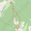 Trace GPS Ski de rando - Le Laupon, itinéraire, parcours