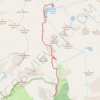 Trace GPS Alpes du Sud Mercantour Montée au refuge de Nice, itinéraire, parcours
