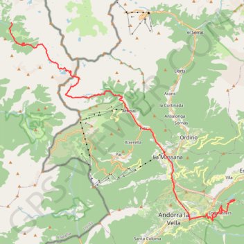 Trace GPS Les Isards - J3, itinéraire, parcours