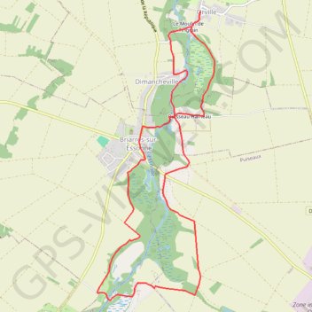 Trace GPS Sentier des moulins de la vallée de l'Essonne, itinéraire, parcours
