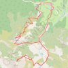 Trace GPS Monte Crestas - Punta Tumlet, itinéraire, parcours