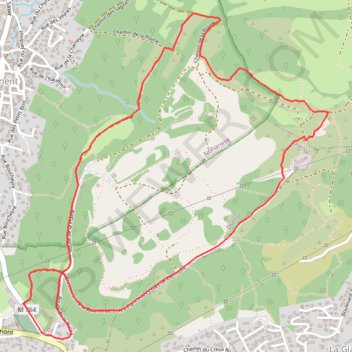 Trace GPS Les Côtes de Clermont - Durtol, itinéraire, parcours