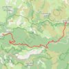 Trace GPS GR70 Etape 9-1 Pont de Montvert Bedoues court 21 km v4, itinéraire, parcours