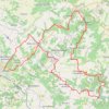 Trace GPS Jonzac 3 65 kms, itinéraire, parcours