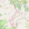 Trace GPS Mont Saint Sauveur, itinéraire, parcours