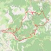 Trace GPS Bruniquel Suquets et falaise, itinéraire, parcours