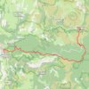 Trace GPS Pont de Montvert / Florac via GR68 arrivée 24.7kms, itinéraire, parcours