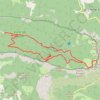 Trace GPS Forêt de Saou , Pic Le Veyou (un des 3 becs), itinéraire, parcours