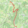 Trace GPS Château de Pierreclos - Bourgogne, itinéraire, parcours