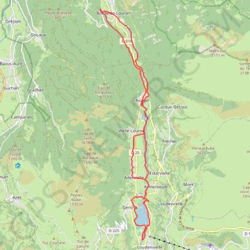 Trace GPS Parcours VTT XC n°1, itinéraire, parcours