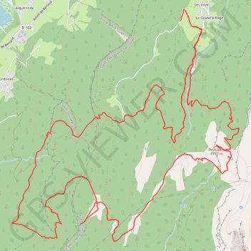 Trace GPS Chartreuse-Petit Som et les six cols, itinéraire, parcours
