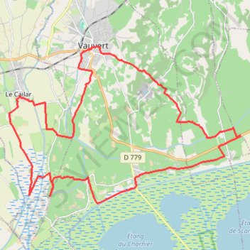 Trace GPS La Petite Camargue en un coup d'oeil, itinéraire, parcours