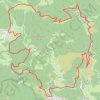 Trace GPS Balcons de l'Eyrieux et vallée des Eygas au départ de Saint-Jean-Roure, itinéraire, parcours