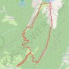 Trace GPS Rochers de Chalves - Bannettes, itinéraire, parcours