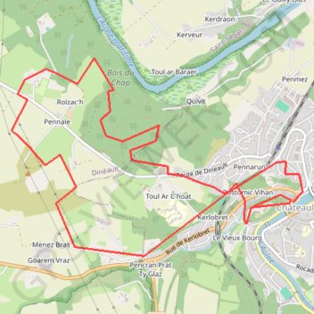 Trace GPS Bois du Chap, itinéraire, parcours