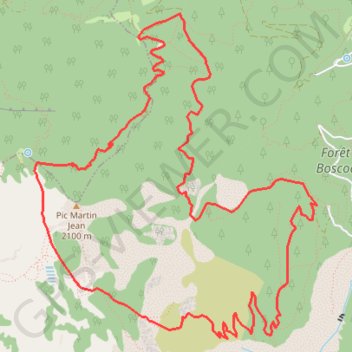 Trace GPS Cirque de Morgon, itinéraire, parcours