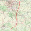 Trace GPS Paris - Pau Etape I / Trilport - Sully-sur-Loire, itinéraire, parcours
