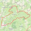 Trace GPS Les Mines de Montebras (Creuse), itinéraire, parcours