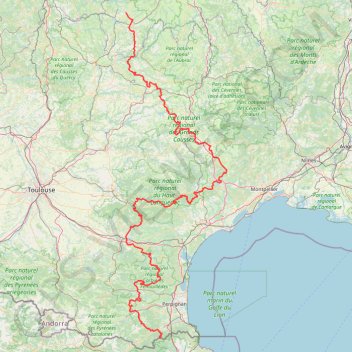 Trace GPS TET-FRANCE-Section02-20210205, itinéraire, parcours
