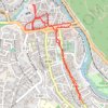 Trace GPS Visite de Foix, itinéraire, parcours