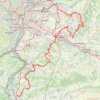Trace GPS GR422 Sur les pas de Charles IX. De Lyon (Rhône) à Roussillon (Isère), itinéraire, parcours
