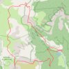 Trace GPS Dôme de Pié Ferré depuis Archiane, itinéraire, parcours