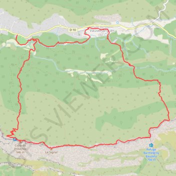 Trace GPS Cabassol - Vauvenargues - Col de Suberoques - Croix de provence - Venturier, itinéraire, parcours
