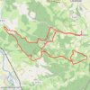 Trace GPS Coarraze - Saint-Vincent, itinéraire, parcours