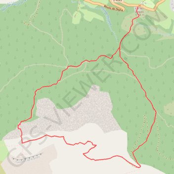 Trace GPS Cadières de Brandis, itinéraire, parcours
