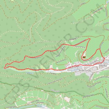 Trace GPS Les hauteurs de Katzenthal, itinéraire, parcours