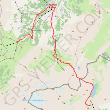 Trace GPS Via-Alpina R99-R100 - Leukerbad - Hahnenmoos pass, itinéraire, parcours