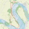 Trace GPS Péronne-La montagne de Vaux, itinéraire, parcours